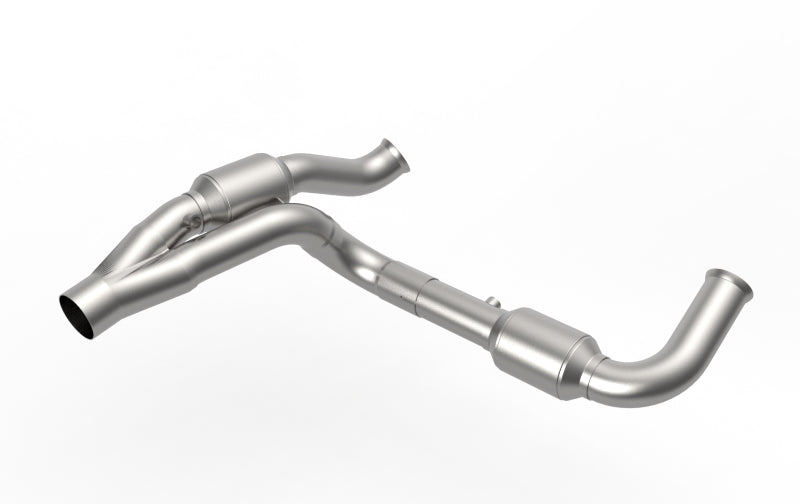 Kooks 07-18 Jeep Wrangler HEMI Swap 2.5in Stainless Steel GREEN Catted Y-Pipe - 37203300