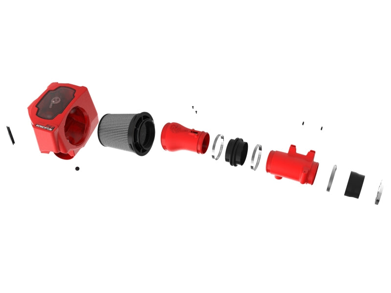 aFe 2025 RAM 1500 L6-3.0L (tt) Momentum GT Red Edition Cold Air Intake w/ Pro Dry S Filter (MOQ 12) - 50-70120DR