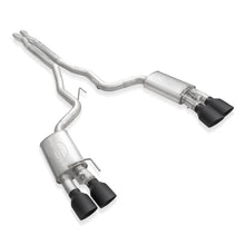 Load image into Gallery viewer, Stainless Works 2020 Ford GT500 Redline Catback X-Pipe Exhaust Factory Connect - Black Tips - GT500CBXFCRB