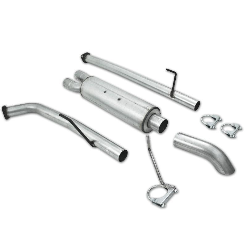MBRP 07-08 Toyota Tundra Cat Back Turn Down Single Side Aluminized Exhaust - S5318AL