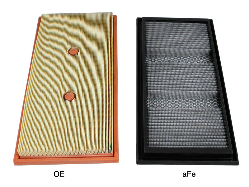 aFe MagnumFLOW OEM Replacement Air Filter Pro DRY S 12-14 Mercedes-Benz C/E/ML-Class V6 3.5L - 31-10250