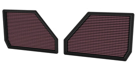 K&N 25+ BMW X5 M V8-4.4L High-Flow Replacement Air Filter - 33-5144