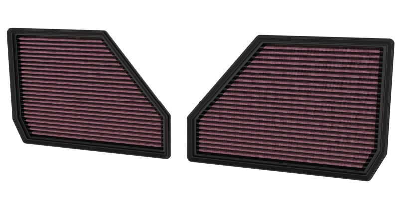 K&N 25+ BMW X5 M V8-4.4L High-Flow Replacement Air Filter - 33-5144