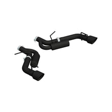 Load image into Gallery viewer, MBRP 16-19 Chevrolet Camaro SS Dual Rear Exit Axle Back w/ 4.5in OD Tips - BLK (Non NPP Models) - S7034BLK