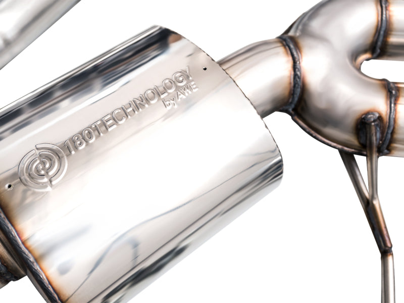 AWE Tuning 2022+ Porsche Macan 2.9TT Touring Edition Cat-Back Exhaust w/ Chrome Silver Tips - 3015-42952
