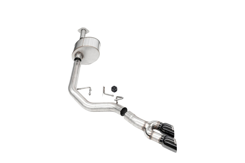 Corsa 15-20 Ford F-150 5.0L (141in WB) 3.0in Lightning Exit Catback w/ 3.5in Twin Black PVD Pro Tips - 21330BLK