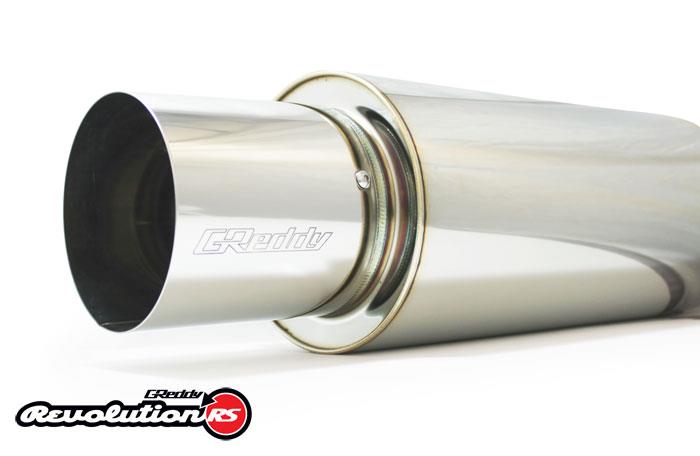 GReddy Universal 2.5in 3-Bolt Tip Revolution RS Muffler - 11001126