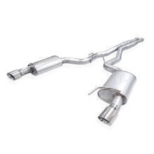 Load image into Gallery viewer, Stainless Works 2024 Mustang GT Catback Dual Tips Redline Sound X-Pipe Performance Connect Exhaust - M24CBXPCR