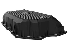 Load image into Gallery viewer, aFe 20-25 GM Diesel V8-6.6L L5P Transmission Pan w/ Machined Fins - Black - 46-71380B