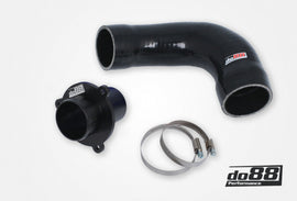do88 VAG 1.8 2.0 TSI (MQB) Turbo Muffler Delete do88 TR-340 Black Hoses - CP-110S-DO88-2