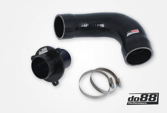 do88 VAG 1.8 2.0 TSI (MQB) Turbo Muffler Delete do88 TR-340 Black Hoses - CP-110S-DO88-2