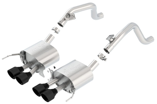 Borla 14-18 C7 Corvette Stingray Axle-Back ATAK Exhaust 2.75in To Muffler Dual 2.0in Out 4.25in Tip - 11869CB