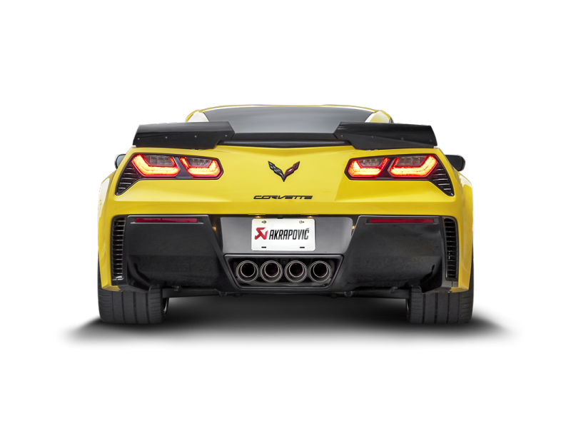 Akrapovic 14-17 Chevrolet Corvette Z06 (C7) Slip-On Line (Titanium) w/ Carbon Tips - MTP-CO/TI/2