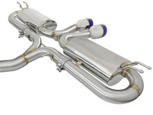 Load image into Gallery viewer, aFe Takeda 3in 304 SS Cat-Back Exhaust System w/ Blue Tips 2017 Honda Civic Si I4 1.5L (t) - 49-36618-L