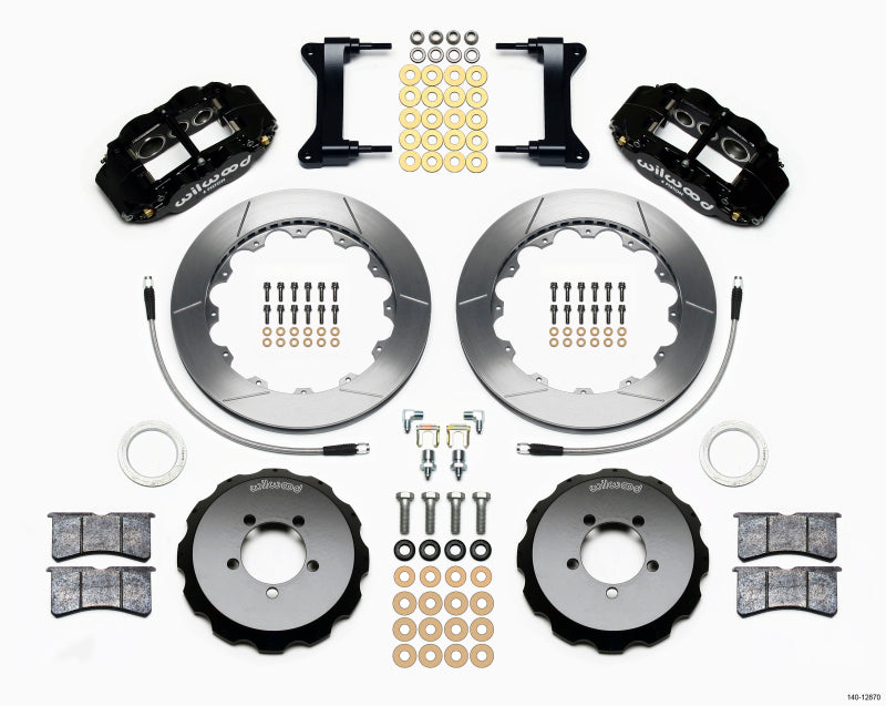 Wilwood Narrow Superlite 6R Front Hat Kit 12.88in 2012-Up Toyota / Scion FRS w/ Lines - 140-12870