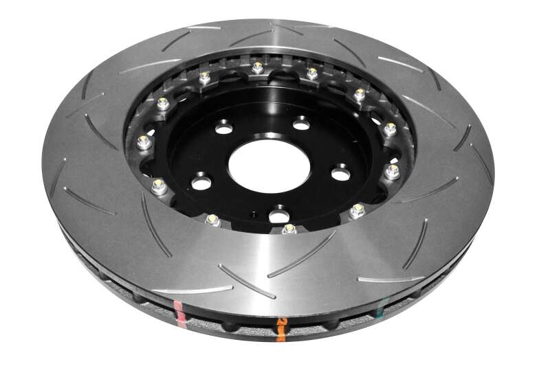 DBA 06-10 Jeep Grand Cherokee SRT8 5000 Series Uni-Directional Slotted Front Rotor w/Black Hat - DBA52532BLKS