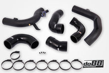 Load image into Gallery viewer, do88 VAG 2.0 TSI EA888 Gen4 (300hp+) do88 Intercooler Pressure Pipes Black Hoses - TR-340-DO88-1-S