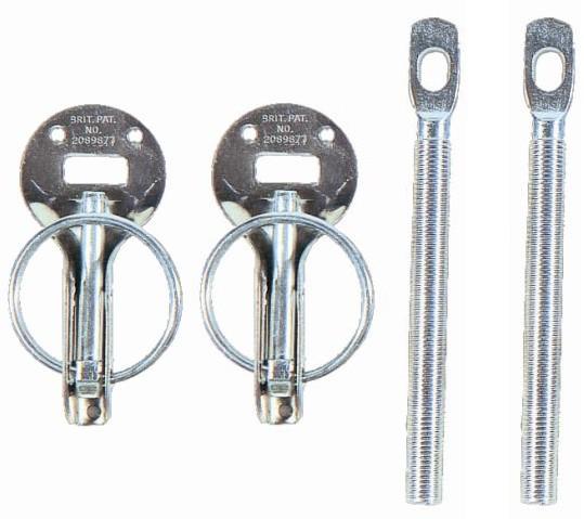 Sparco Hood Pin Silver - 01606S