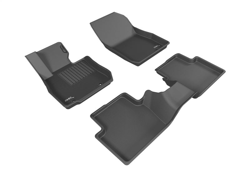 3D MAXpider 16-21 Mazda CX-3 Kagu Black Full Set - L1MZ05101509
