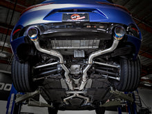 Load image into Gallery viewer, aFe POWER Takeda 2.5in 304 SS CB Exhaust w/ Blue Flame Tips 17-19 Infiniti Q60 V6-3.0L (tt) - 49-36134NM-L