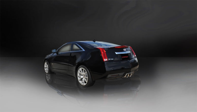 Corsa 2011-2015 Cadillac CTS Coupe V 6.2L V8 Polished Sport Axle-Back Exhaust - 14942