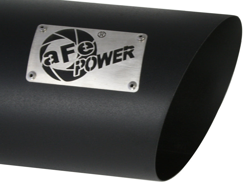 aFe MACH Force-Xp Universal Exhaust Tip 4 IN Inlet x 7 IN Outlet x 18 IN L - 49T40701-B18