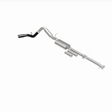 Load image into Gallery viewer, MagnaFlow 11-19 GM 2500/3500 6.0L 4in Single Passenger Side Rear Exit Cat-Back Exhaust w/Black Tips - 19376
