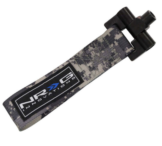NRG Bolt-In Tow Strap Digital Camo- Nissan 370z 08+ / Infiniti G37 08+ (5000lb. Limit) - TOW-141CM2