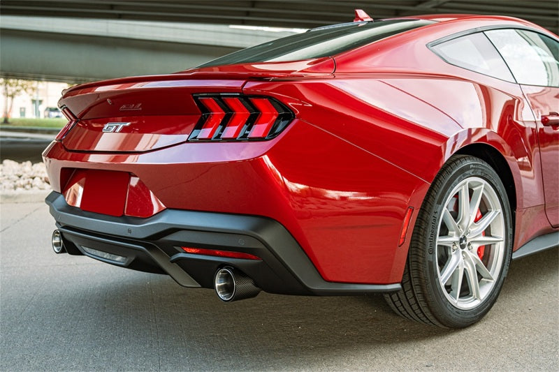 Corsa 2024 Ford Mustang GT Coupe 3in Xtreme Cat-Back Exhaust - 4.5in Carbon Fiber Tips - 21251CF