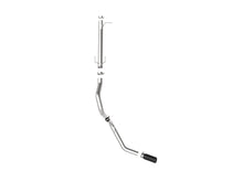 Load image into Gallery viewer, aFe Apollo GT Series 3-1/2in 409 SS Axle-Back Exhaust 17-20 Ford F-250/F-350 Black Tips w/o Muffler - 49-43116NM-B