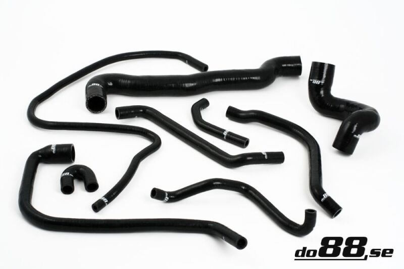 do88 SAAB 900/9-3 Turbo 94-00 Coolant Hoses Black - DO88-KIT27S
