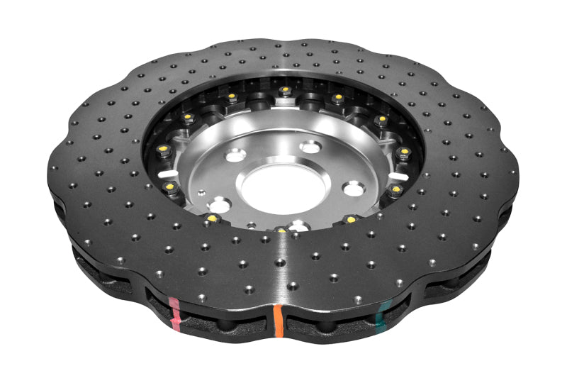 DBA 14-20 Audi A6 (w/345mm Front Rotor) Front 5000 Series Cross Drilled Rotor w/Silver Hat - DBA52832WSLVXD