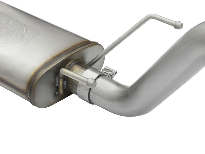 aFe MACHForce XP Cat Back SS Exhausts Black Tips 05-12 Toyota Tacoma L4-2.7L - 49-46031-B