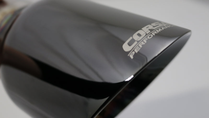 Corsa 2009-2019 Single Universal 3.0in Inlet / 4.5in Outlet Black PVD Pro-Series Tip Kit - TK009BLK