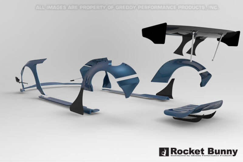 GReddy 2015+ Lexus RC-F Rocket Bunny Full Wide-Body Aero Kit w/ GT Wing - 17010251
