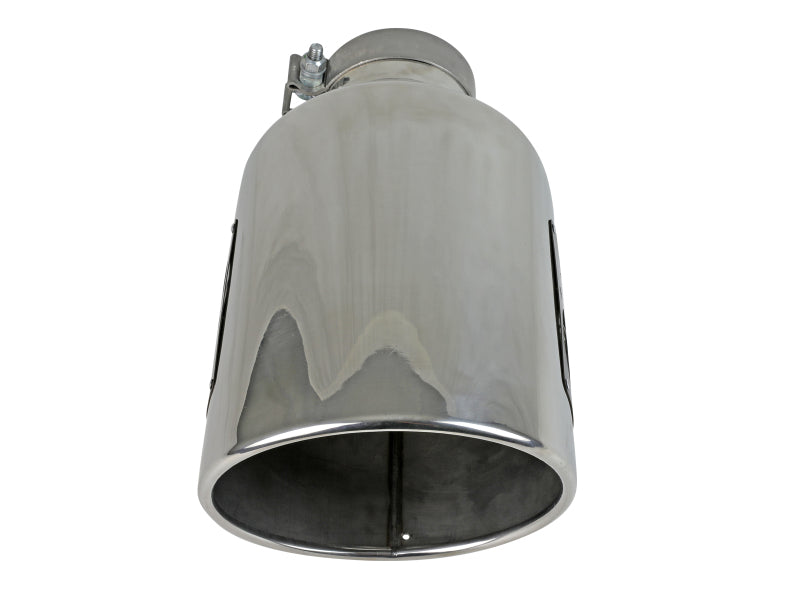 aFe Power MACH Force-Xp 304 Stainless Steel Clamp-on Exhaust Tip - Polished - 49T40801-P15