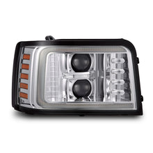 Load image into Gallery viewer, AlphaRex Projector Headlights, Chrome w/ Activation Light, Sequential Signal