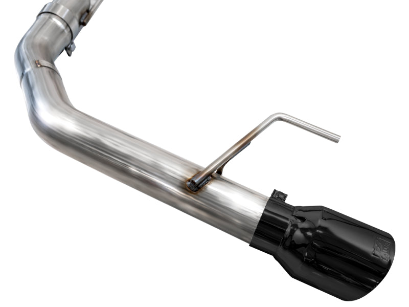 AWE 2024 Ford Mustang GT Fastback S650 RWD Track Edition Cat-Back Exhaust w/ Dual Diamond Black Tips - 3020-33650