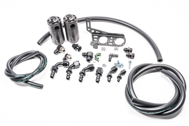 Radium Engineering Dual Catch Can Kit Gallardo LP Fluid Lock - 20-0859-FL