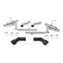 Load image into Gallery viewer, Mishimoto 2016+ Chevrolet Camaro SS Dual-Tip Pro Axle-Back Exhaust w/ Black Tips