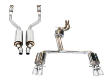 Load image into Gallery viewer, AWE Tuning Audi B8 / B8.5 S5 Cabrio Touring Edition Exhaust - Non-Resonated - Chrome Silver Tips - 3415-42034