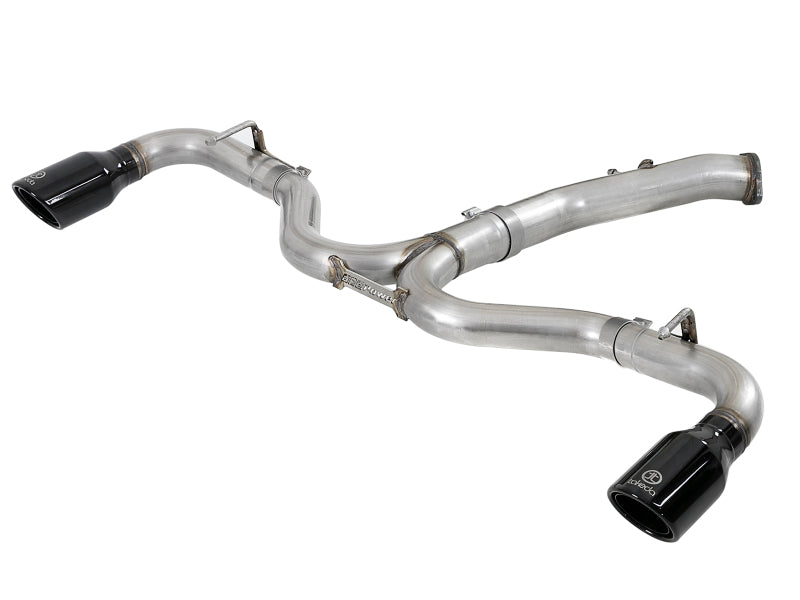 aFe Takeda 3-2.5in 304 SS Axle-Back Exh System w/Black Tip 2018 Hyundai Elantra GT Sport I4-1.6L (t) - 49-37002-1B
