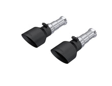 Load image into Gallery viewer, MBRP 19-24 Ram 1500 Classic 5.7L Hemi 5in OD Dual Wall Angle Cut T304 BLK CB Exhaust Tips - Pair - T5200BLK