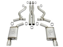 Load image into Gallery viewer, aFe MACHForce XP 3in Sport Tone Cat-Back Exhausts w/ Polished Tips 15-17 Ford Mustang V6/V8 - 49-33087-P