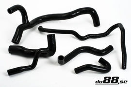 do88 89-92 Audi Ur-Quattro 2.2T 20V Radiator Hoses - Black - DO88-KIT67S