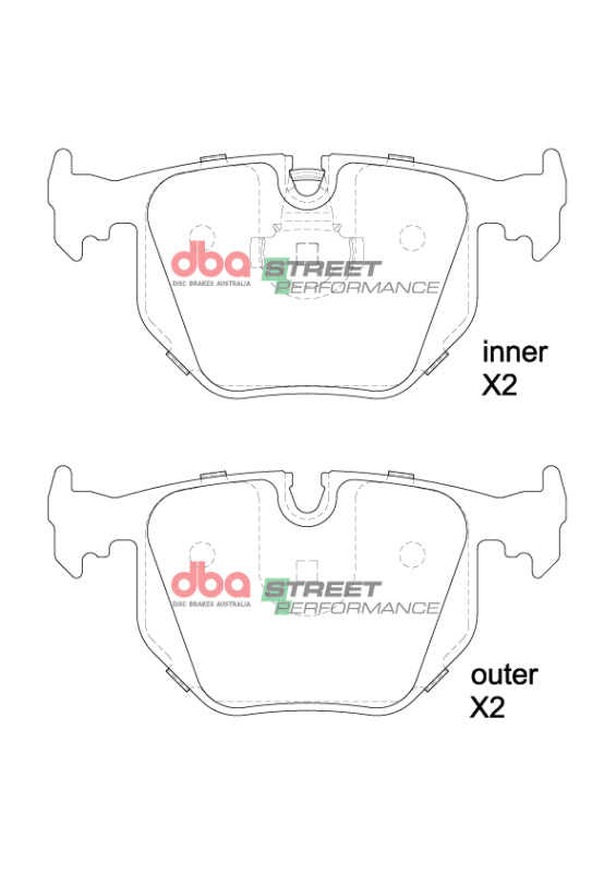 DBA 03-06 BMW M3 E46 SP Performance Rear Brake Pads - DB1397SP