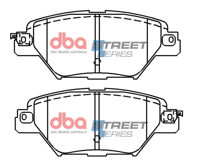 DBA 2016+ Mazda CX-9 (PY) Street Series Rear Brake Pads - DB15076SS
