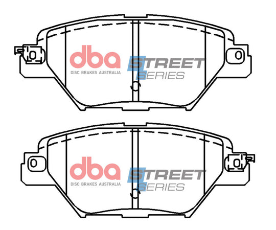 DBA 2016+ Mazda CX-9 (PY) Street Series Rear Brake Pads - DB15076SS