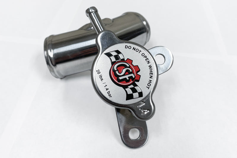 CSF 13+ BRZ / 13-20 Toyota 86 / 22+ GR86 Aluminum Filler Neck w/ High Pressure Radiator Cap - 8044