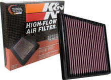 Load image into Gallery viewer, K&amp;N 2015 Jaguar F-Pace V6-3.0L F/I Right Side Replacement Drop In Air Filter - 33-3074